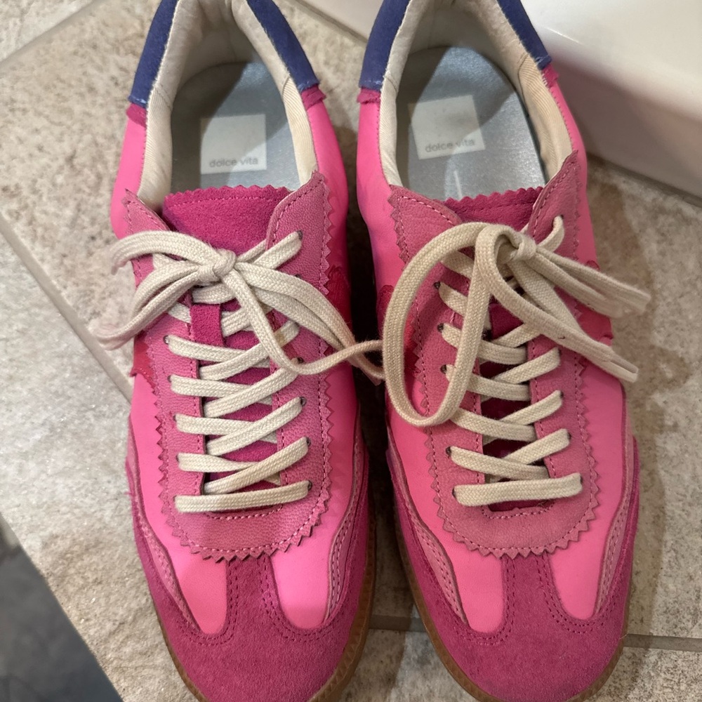 Dolce Vita Fuchsia and Purple Women's Sneakers